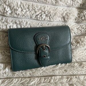 Coach Green Leather Wallet